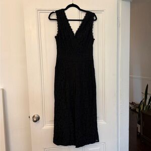 Greylin Black Lace Jumpsuit